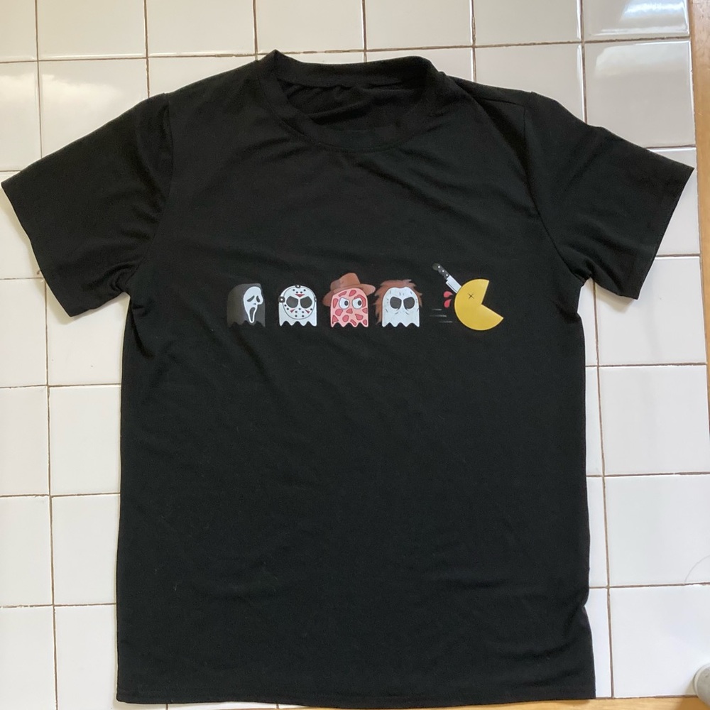 PacMan Halloween Horror Movie TShirt